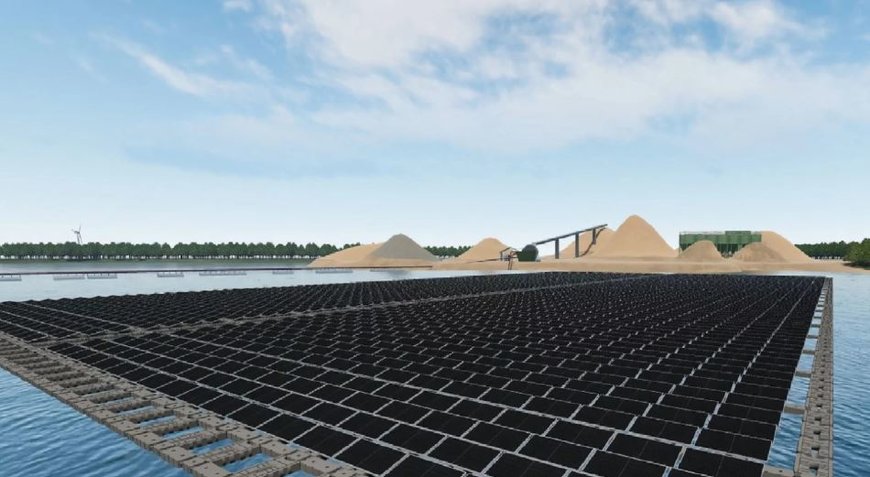 Vattenfall bygger sin första flytande solpark